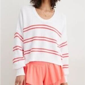 Aerie by American Eagle - Women's Beyond, Cropped, Striped Sweater (size S)
